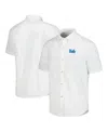 Tommy Bahama White Ucla Bruins Coconut Point Palm Vista Islandzone Camp Button-up Shirt In White