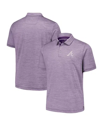 Tommy Bahama Men'sâ Purple Atlanta Braves Sport San Raphael Island Zone Polo Shirt