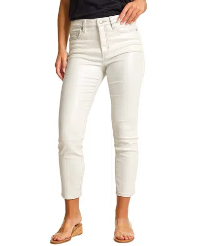 Tommy Bahama Metallic Denim High-rise Ankle Skinny Jean In White
