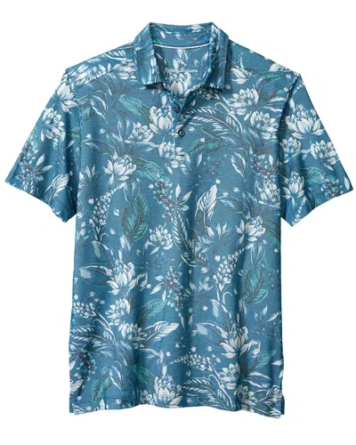 Tommy Bahama Midnight Excursions Polo Shirt In Blue