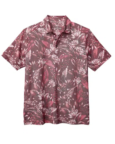 Tommy Bahama Midnight Excursions Polo Shirt In Red