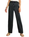 Tommy Bahama Midnight Sea Satin Easy Pant In Black