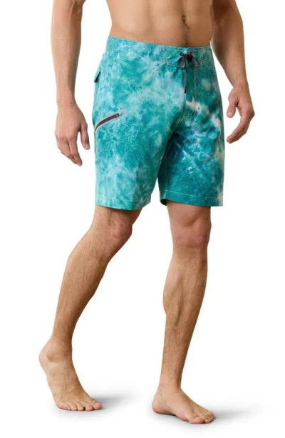 Tommy Bahama Molokai Tide For First Board Shorts In Mint Mojito