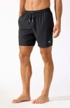 Tommy Bahama Naples Shore Swim Trunks In Black