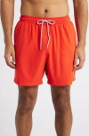 Tommy Bahama Naples Valley 6-inch Swim Trunks In Orange