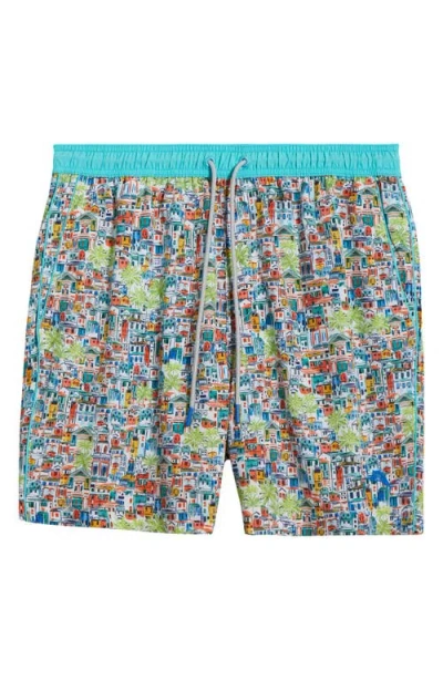 Tommy Bahama Naples Villa Amalfi 6-inch Swim Trunks In Multi