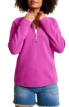 Tommy Bahama New Aruba Stretch Cotton Half Zip Pullover In Island Sunset