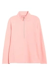 Tommy Bahama New Aruba Stretch Cotton Half Zip Pullover In Pink