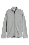 Tommy Bahama New Aruba Zip Jacket In Fossil Grey Heather