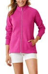 Tommy Bahama New Aruba Zip-up Stretch Cotton Jacket In Pink
