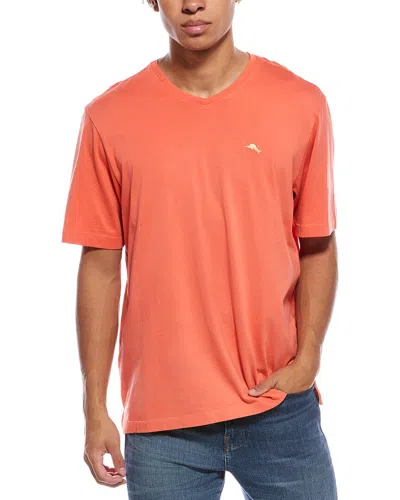 Tommy Bahama New Bali Skyline V-neck T-shirt In Orange