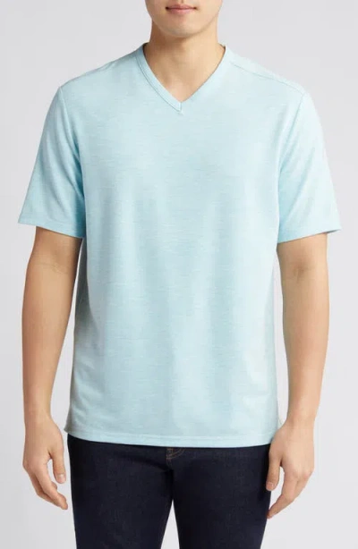 Tommy Bahama New Costa V-neck T-shirt In Blue