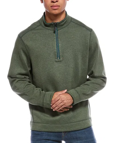 Tommy Bahama New Flip Coast 1/2-zip Mock Neck Pullover In Blue