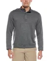 Tommy Bahama New Flip Coast Snap Mock Neck Pullover In Gray