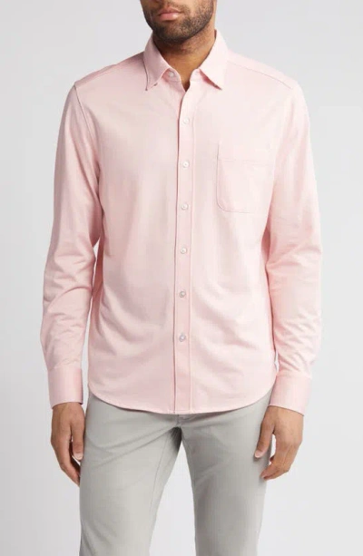 Tommy Bahama New San Lucio Stretch Supima® Cotton Blend Button-up Shirt In Quartz Pink