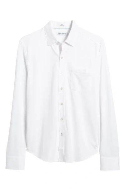 Tommy Bahama New San Lucio Stretch Supima® Cotton Blend Button-up Shirt In White
