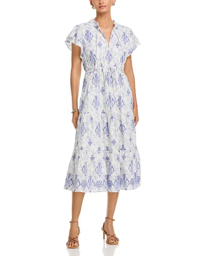 Tommy Bahama Noble Pineapple Midi Dress In White