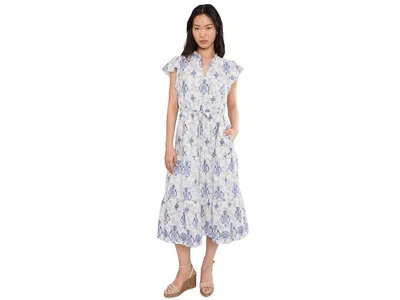 Tommy Bahama Noble Pineapple Midi Dress In White