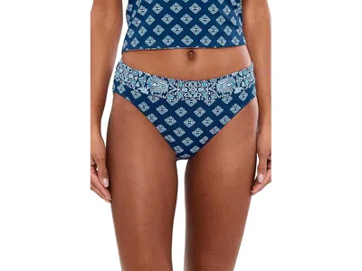 Tommy Bahama Noble Pineapple Reversible High Waist Bottoms In Blue
