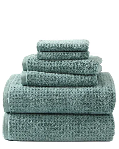 Tommy Bahama Northern Pacific Blue 6pc Towel Set In Green