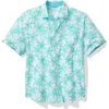 Tommy Bahama Nova Wave Royal Palmetto Short Sleeve Seersucker Button-up Shirt