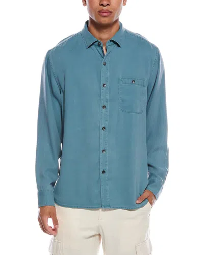 Tommy Bahama Ocean Wash Twill Shirt In Blue