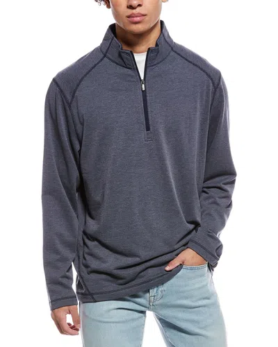 Tommy Bahama Off Side Performance 1/2-zip Pullover In Blue