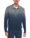 Tommy Bahama Ombre Dip-dyed Button Polo Sweater In Animal Print