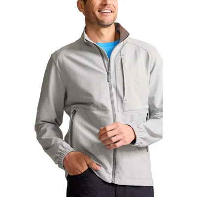 Tommy Bahama On Par Pro Water Repellent Zip Jacket In Harbor Mist