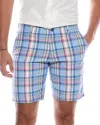 Tommy Bahama On Par Resort Sport Plaid Short In Blue