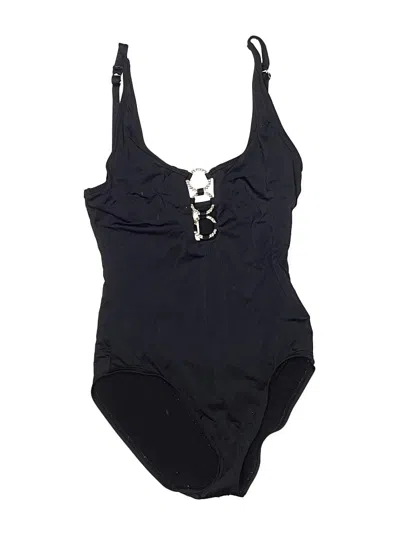 Pre-owned Tommy Bahama One Piece Swimsuit In Black