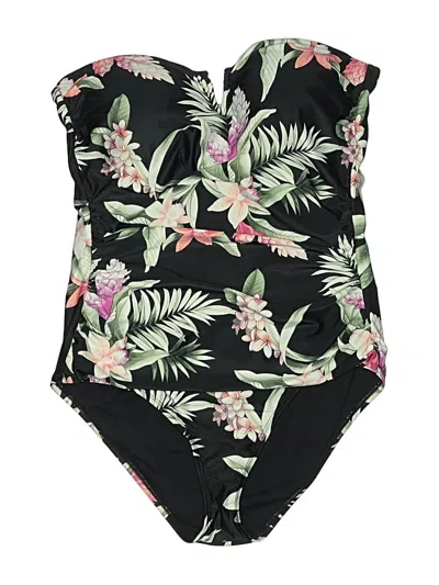 Pre-owned Tommy Bahama One Piece Swimsuit In Black