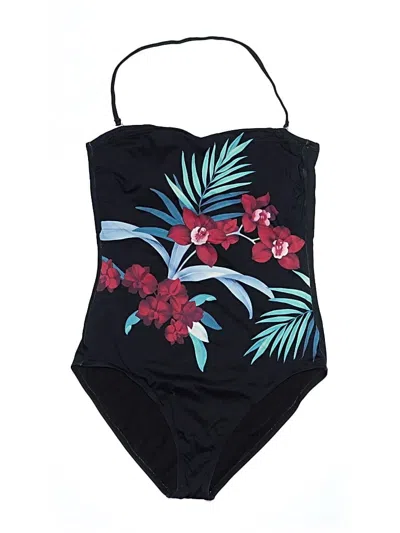 Pre-owned Tommy Bahama One Piece Swimsuit In Black