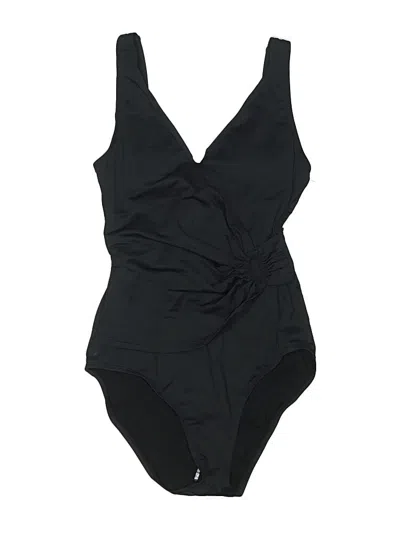 Pre-owned Tommy Bahama One Piece Swimsuit In Black