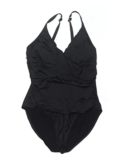 Pre-owned Tommy Bahama One Piece Swimsuit In Black