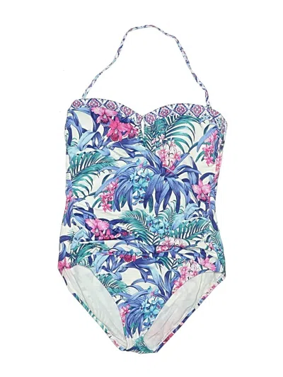 Pre-owned Tommy Bahama One Piece Swimsuit In Blue