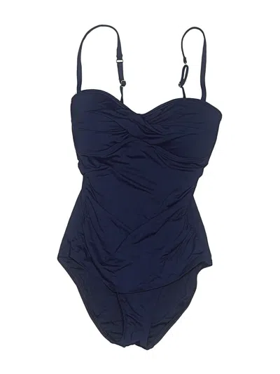 Pre-owned Tommy Bahama One Piece Swimsuit In Blue