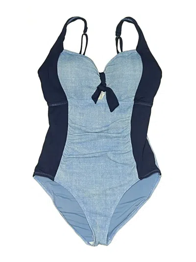 Pre-owned Tommy Bahama One Piece Swimsuit In Blue