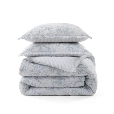 Tommy Bahama Orchid Bay Cotton Blue Comforter Set In Blue;red