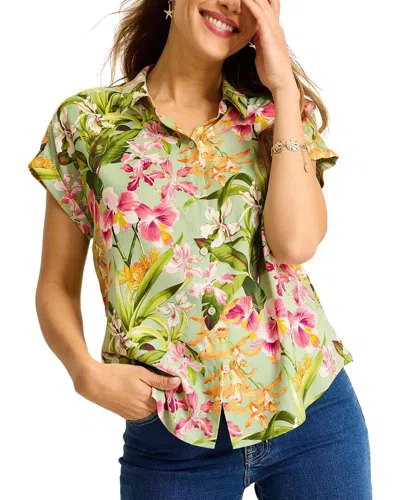 TOMMY BAHAMA TOMMY BAHAMA ORCHID BAY SILK CAMP SHIRT