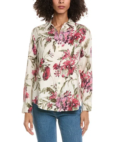 Tommy Bahama Orchid Isle Relaxed Linen Shirt In Neutral