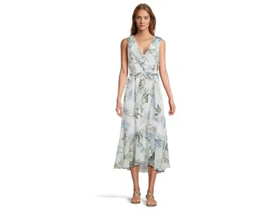 Tommy Bahama Palisade Palms Short Sleeve Maxi Dress In Multi