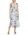 Tommy Bahama Palisade Palms Sleeve Maxi Dress In Blue