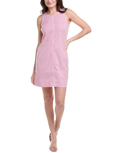 Tommy Bahama Palm A Dora Geo Gem Linen-blend Mini Dress In Pink