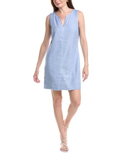 Tommy Bahama Palm A Dora Linen-blend Mini Dress In Blue