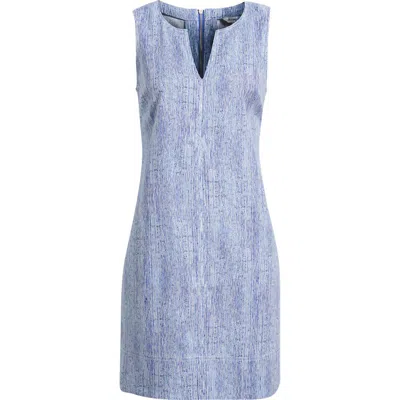 Tommy Bahama Palm-a-dora Shimmer Bay Sleeveless Sheath Dress In Blue