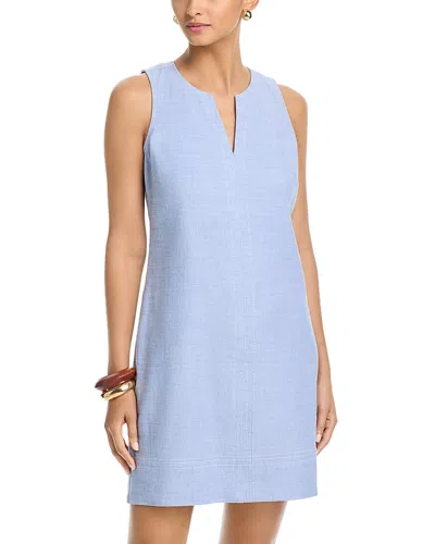 Tommy Bahama Palm A Dora Split Neck Dress In Blue