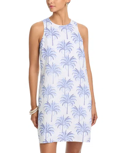 Tommy Bahama Palm Banks Sleeveless Short Dress In White