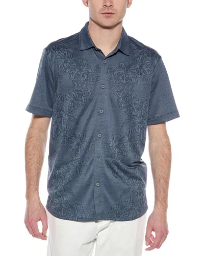 Tommy Bahama Palm Coast Cascade Vines Shirt In Blue