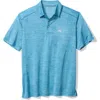Tommy Bahama Palm Coast Isles Islandzone® Jacquard Performance Polo In Blue